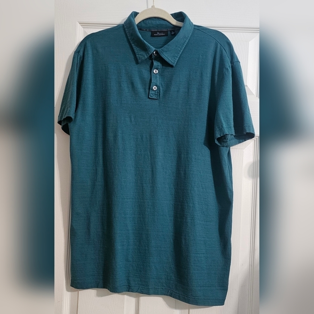 Marc Anthony Men's Polo Shirt Short Sleeve Green Sizr Large
